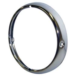 Crown Automotive Jeep Replacement - Crown Automotive J0649518 Headlamp Bezel for 55-71 Jeep FJ3/5/6/FC-150/FC-170 - Image 1