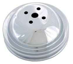 Trans-Dapt Performance - Trans-Dapt 9815 Chrome Water Pump Pulley 2 Groove 65-68 Chevy 396/454 Short - Image 1