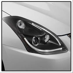 Spyder Auto - Spyder Auto 5076830 Black/Clear LED Halo Projector Headlights - Image 2