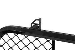 Dee Zee - Dee Zee DZ95072RB Aluminum Front Cab Rack w/Mesh Gloss Black for 17-25 Ford - Image 2