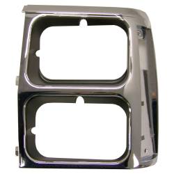 Crown Automotive Jeep Replacement - Crown Automotive 55008047 Headlamp Bezel for 84-90 Grand Wagoneer/Wagoneer LH - Image 1