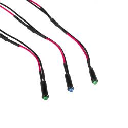 AutoMeter - AutoMeter 3283 2 Green 1 Blue LED Indicator Light Kit - Image 2