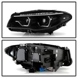 Spyder Auto - Spyder Auto 5088208 AFS Projector Headlights Sequential LED Turn Signal Black - Image 2