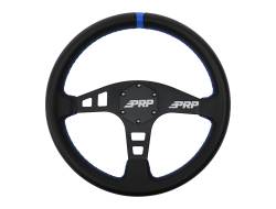 PRP - PRP G151 Flat Leather Steering Wheel Blue - Image 1