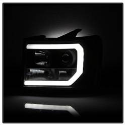 Spyder Auto - Spyder Auto 5083630 Light Bar Headlights Black/Clear for 07-13 GMC Sierra - Image 2