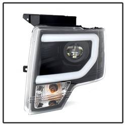 Spyder Auto - Spyder Auto 5077646 DRL Projector Headlights Black/Clear for 13-14 Ford F150 - Image 2