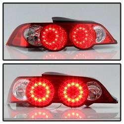 Spyder Auto - Spyder Auto 5000385 LED Red/Clear Taillights for 02-04 Acura RSX - Image 2