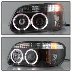 Spyder Auto - Spyder Auto 5010131 Black/Clear LED Halo Projector Headlights - Image 2