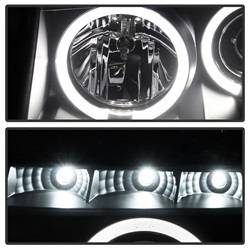 Spyder Auto - Spyder Auto 5078605 LED Halo Projector Headlights Black/Smoked - Image 2