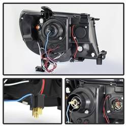 Spyder Auto - Spyder Auto 5078650 LED Halo Projector Headlights Black/Smoked for 05-11 Tacoma - Image 2
