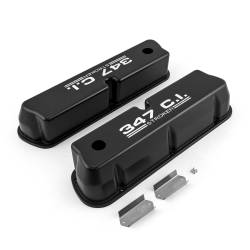 Speedmaster - Speedmaster PCE314.1083.03 Ford 289 302 351W Black Alum 347ci Valve Cover - Image 1
