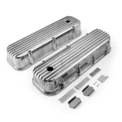 Speedmaster - Speedmaster PCE314.1028.04 Nostalgic Finned Alu. Valve Covers for Chevy BBC - Image 1