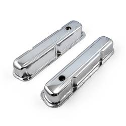 Speedmaster - Speedmaster PCE314.1046 Mopar 318 340 360 Chrome Steel Valve Cover - Image 1