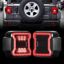 AMERICAN MODIFIED - AMERICAN MODIFIED AMJPCA03301 LED Tail Lights Smoked Lens - Image 1