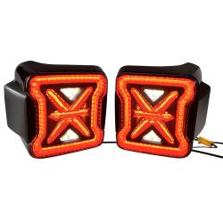AMERICAN MODIFIED - AMERICAN MODIFIED AMJPCA03304 Arrow Tail Lights Smoked Lens - Image 2