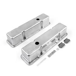Speedmaster - Speedmaster 1-314-001-01 Alu. Valve Covers Tall w/Hole Pol for Chevy SBC - Image 1