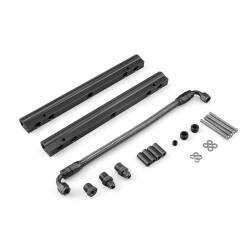 Speedmaster - Speedmaster PCE137.1012.02 Pontiac 326-455 Billet Fuel Injector Rail Kit Black - Image 1