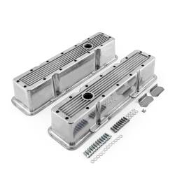 Speedmaster - Speedmaster PCE314.1070.08 Chevy SBC 350 Polished Alum Ribbed VC Tall Hole - Image 1