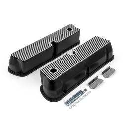 Speedmaster - Speedmaster PCE314.1083.06 Ford 289 302 351W Black Alum Ribbed VC Tall Hole - Image 1