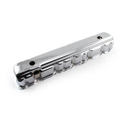 Speedmaster - Speedmaster PCE314.1039 Chevy 194 230 250 293 62-74 Chrome Stl Valve Cover Short - Image 1