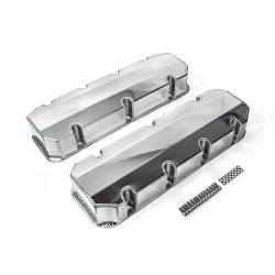 Speedmaster - Speedmaster PCE314.1111.02 Fab Valve Covers Pol Tall w/o Hole for Chevy BBC - Image 1