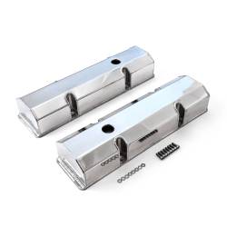 Speedmaster - Speedmaster PCE314.1101.01 Fab Valve Covers Pol Tall w/o Hole for Chevy SBC - Image 1