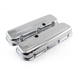 Speedmaster - Speedmaster PCE314.1041.01 Chevy BBC 454 Chrome Steel Valve Cover Short Baffled - Image 1