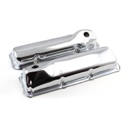 Speedmaster - Speedmaster PCE314.1043 Ford 302 351C Cleveland Chrome Stl VC 3.625 Tall Baffled - Image 1