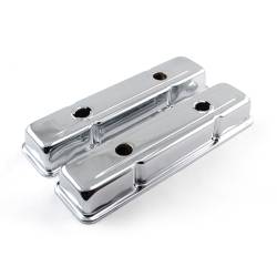 Speedmaster - Speedmaster PCE314.1052 Chevy SBC 350 Chrome Steel VC Short 4 Baffled Holes - Image 1