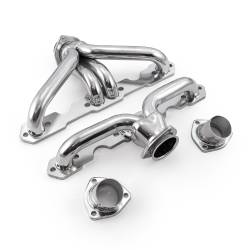 Speedmaster - Speedmaster PCE316.1030.02 Tri-5 Shorty Ceramic Headers Plug 55-57 Chevy SB - Image 1