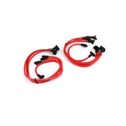 Speedmaster - Speedmaster PCE390.1006.03 90-DEG Over Covers Male Red Spark Plug Wire for Chevy - Image 1
