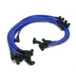 Speedmaster - Speedmaster PCE390.1012.02 90-DEG Under Covers Male Blue Spark Plug Wires Chevy - Image 1