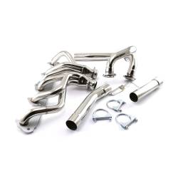 Speedmaster - Speedmaster PCE316.1144.01 SS Header & Down Pipe Kit for 91-99 Wrangler 4.0L - Image 1