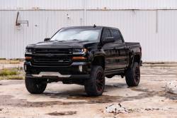 Rough Country Suspension Systems - Rough Country F-C11413A-GBA Black Pocket Fender Flares for 14-18 Silverado 5.8' - Image 4