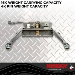 Husky Towing - Husky Towing 33011K 16K 5th Wheel Hitch w/OEM Puck Mount for 13-24 RAM HD - Image 2