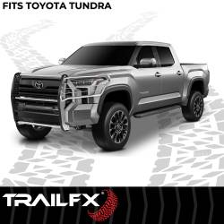 TrailFX - TrailFX E0049S 1-Piece Polished Silver Stainless Steel Brush Guard - Image 2
