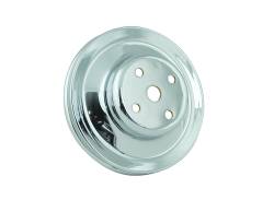Mr Gasket 4967 Chrome Plated Steel Water Pump Pulley Double Groove Big Block