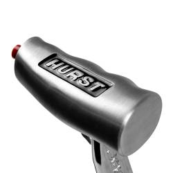 Hurst - Hurst 1530010 Universal T-Handle Shift Knob w/Button Brushed Aluminum - Image 2