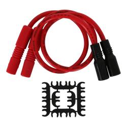 ACCEL - ACCEL 171098-R Custom Motorcycle Spark Plug Wire for 99-08 Touring 8mm Red - Image 1