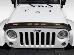 Auto Ventshade AVS - Auto VentShade 753060 LightShield Hood Protector for 07-18 Jeep Wrangler JK - Image 1