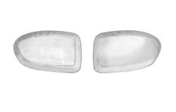 Auto Ventshade AVS - Auto VentShade 687664 Upper Half Mirror Covers Chrome for 00-02 GM Truck/SUVs - Image 2