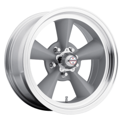 American Racing Vintage - American Racing Vintage Wheel VN309 TT O 15x5 5x4.75 -6mm Silver VN3095561 - Image 1