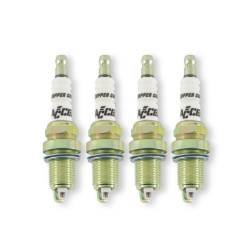 ACCEL 0786-4 U-Groove Resistor Spark Plug 14mm Thread .750" Reach 4PC