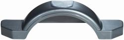 Fulton - Fulton 008592 Single Round Plastic Trailer Fender 33.5"L x 7.5"W x 8.75"T Silver - Image 2