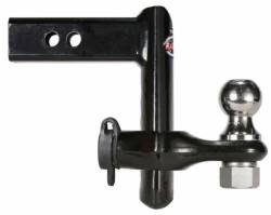 Trimax - Trimax TRZ8PB 8" Deluxe Powder Coat Black Drop Hitch - Image 1
