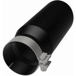 MagnaFlow Exhaust Products - MagnaFlow 35238 Single Black Coated Exhaust Tip 4" Inlet/5" Outlet Round - Image 2