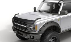 Auto Ventshade AVS - Auto VentShade 322183 Aeroskin Smoke Hood Protector for 21-24 Bronco - Image 1