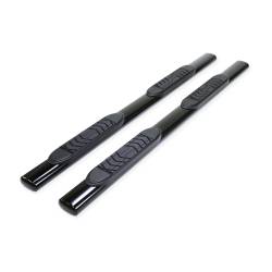 TrailFX - TrailFX A7003B TFX 5" Oval Straight Side Bars Black Steel Frame Mount - Image 1