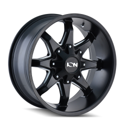 Ion Alloy - Ion Alloy 181-8978B18 181 Series 18x9 8x180 18mm Satin Black - Image 1