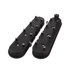 Top Street Performance - Top Street Performance JM8082-1BK Valve Covers w/Coil Mounts LS Black - Image 1